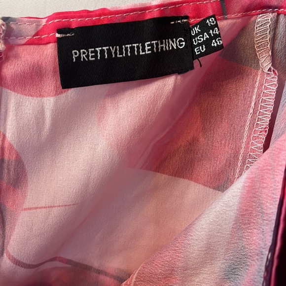 Pink Marble Structure Corset Top Size 14 - Picture 3 of 4